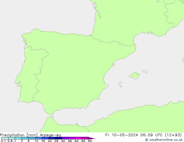 Yağış Arpege-eu Cu 10.05.2024 09 UTC
