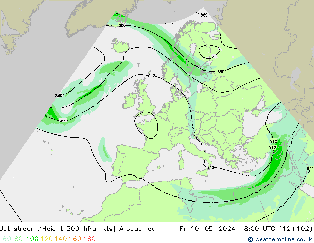 Polarjet Arpege-eu Fr 10.05.2024 18 UTC