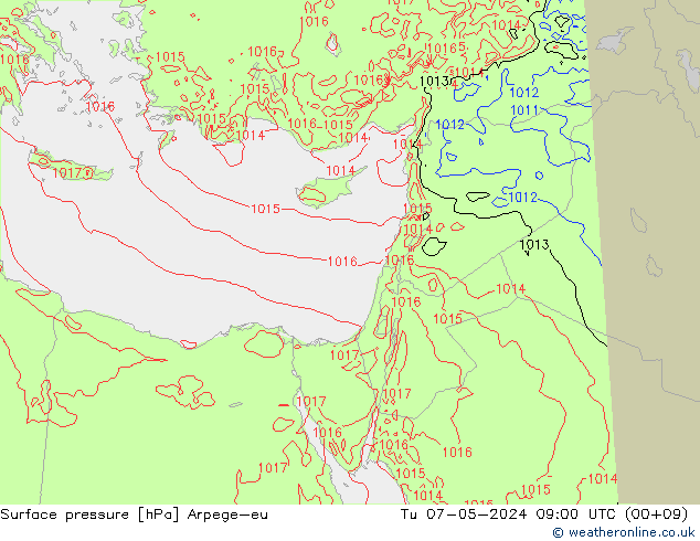 ciśnienie Arpege-eu wto. 07.05.2024 09 UTC