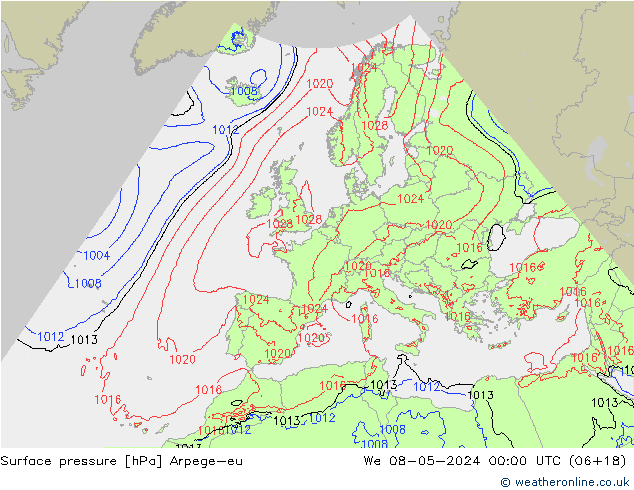      Arpege-eu  08.05.2024 00 UTC