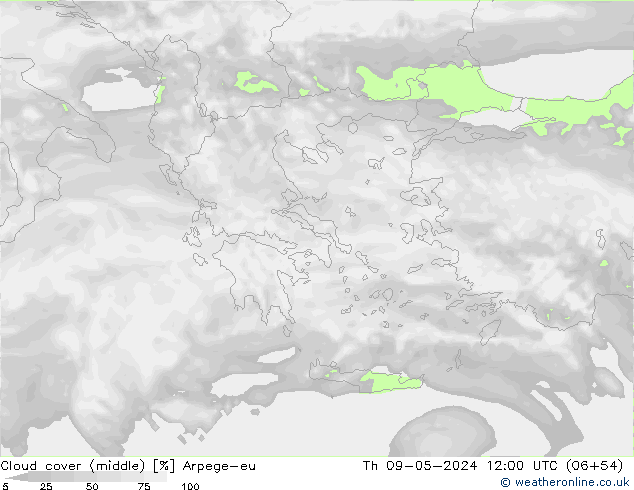 Bulutlar (orta) Arpege-eu Per 09.05.2024 12 UTC