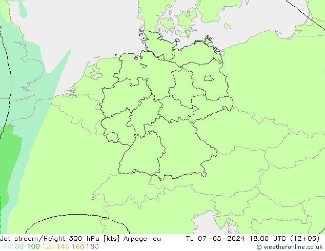 Polarjet Arpege-eu Di 07.05.2024 18 UTC