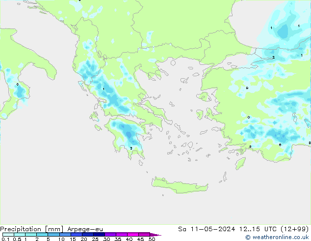 Neerslag Arpege-eu za 11.05.2024 15 UTC