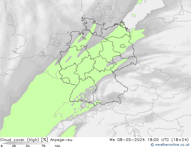 Nubi alte Arpege-eu mer 08.05.2024 18 UTC