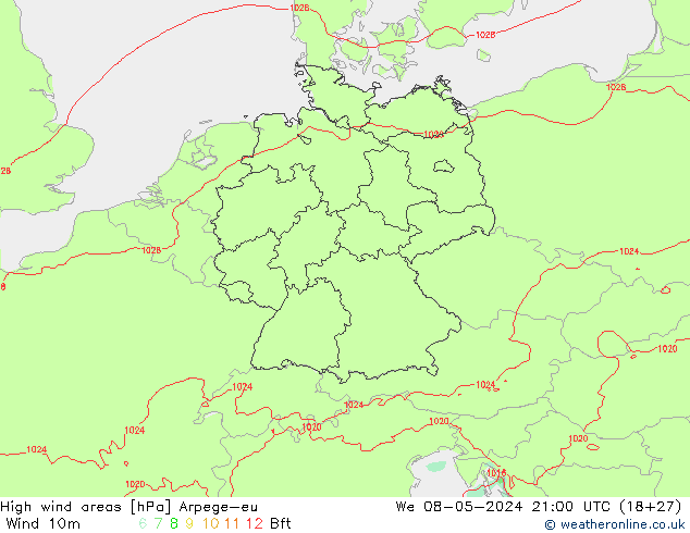 Sturmfelder Arpege-eu Mi 08.05.2024 21 UTC
