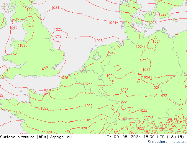      Arpege-eu  09.05.2024 18 UTC