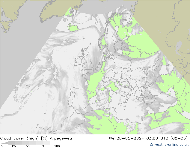 облака (средний) Arpege-eu ср 08.05.2024 03 UTC