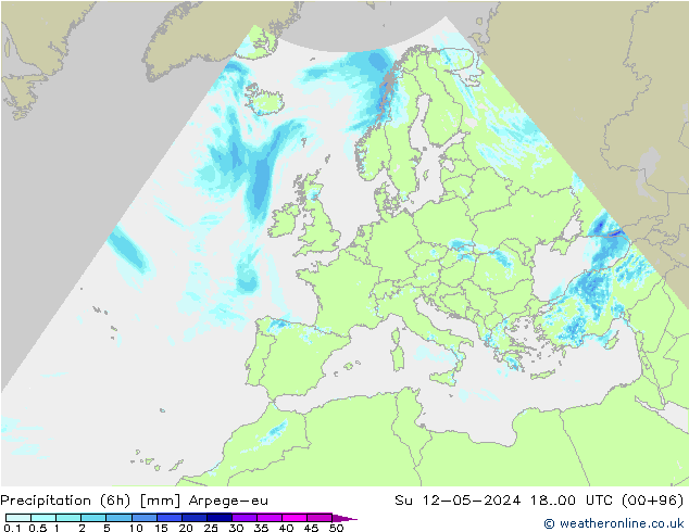 Nied. akkumuliert (6Std) Arpege-eu So 12.05.2024 00 UTC