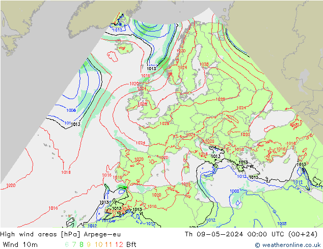 Sturmfelder Arpege-eu Do 09.05.2024 00 UTC