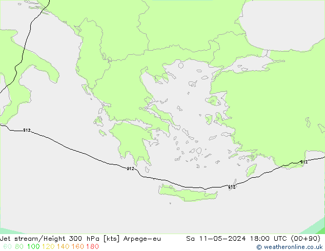 Jet Akımları Arpege-eu Cts 11.05.2024 18 UTC
