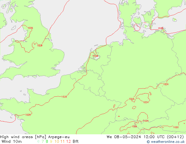 Sturmfelder Arpege-eu Mi 08.05.2024 12 UTC