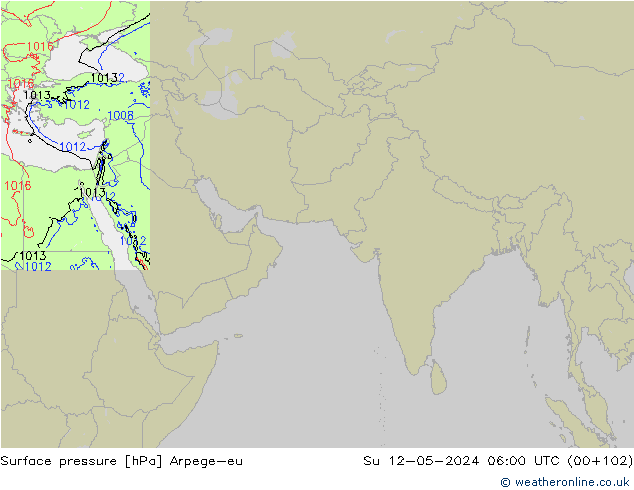Bodendruck Arpege-eu So 12.05.2024 06 UTC