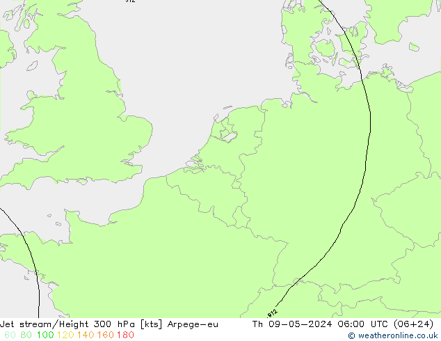 Polarjet Arpege-eu Do 09.05.2024 06 UTC