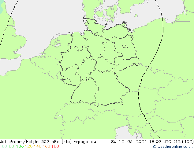 Prąd strumieniowy Arpege-eu nie. 12.05.2024 18 UTC