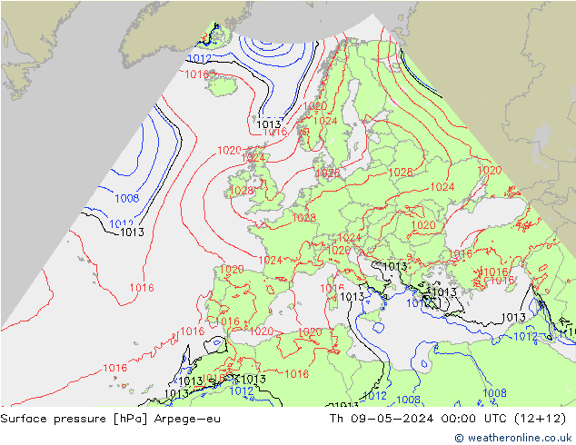      Arpege-eu  09.05.2024 00 UTC