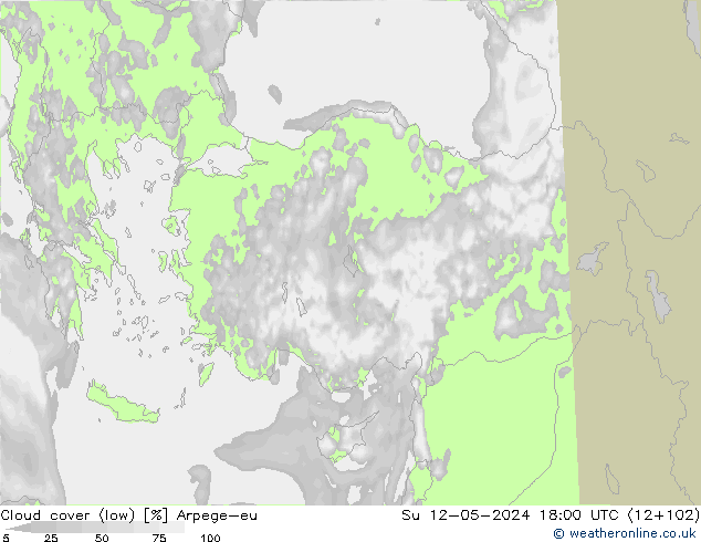 Nubi basse Arpege-eu dom 12.05.2024 18 UTC