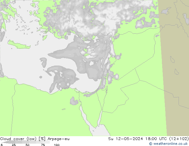 Nubes bajas Arpege-eu dom 12.05.2024 18 UTC