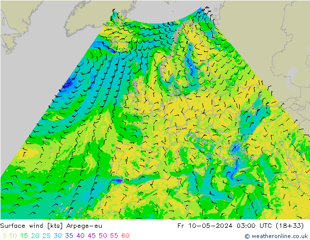 wiatr 10 m Arpege-eu pt. 10.05.2024 03 UTC