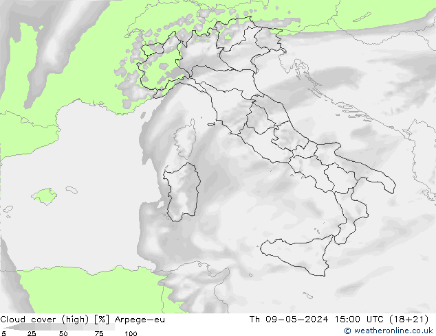 nuvens (high) Arpege-eu Qui 09.05.2024 15 UTC