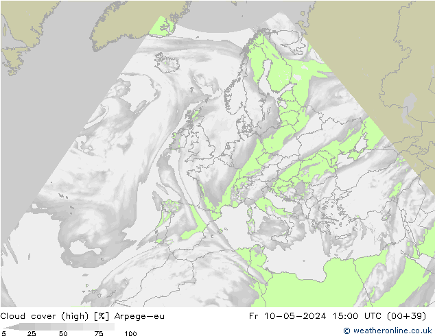 облака (средний) Arpege-eu пт 10.05.2024 15 UTC