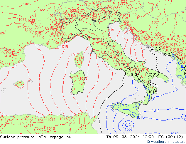      Arpege-eu  09.05.2024 12 UTC