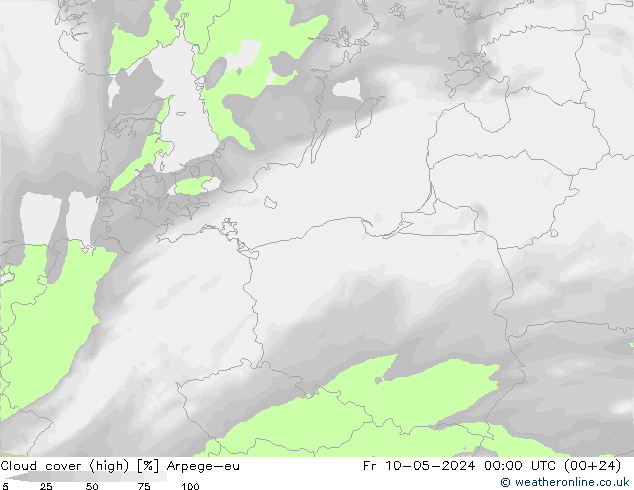 Nubi alte Arpege-eu ven 10.05.2024 00 UTC