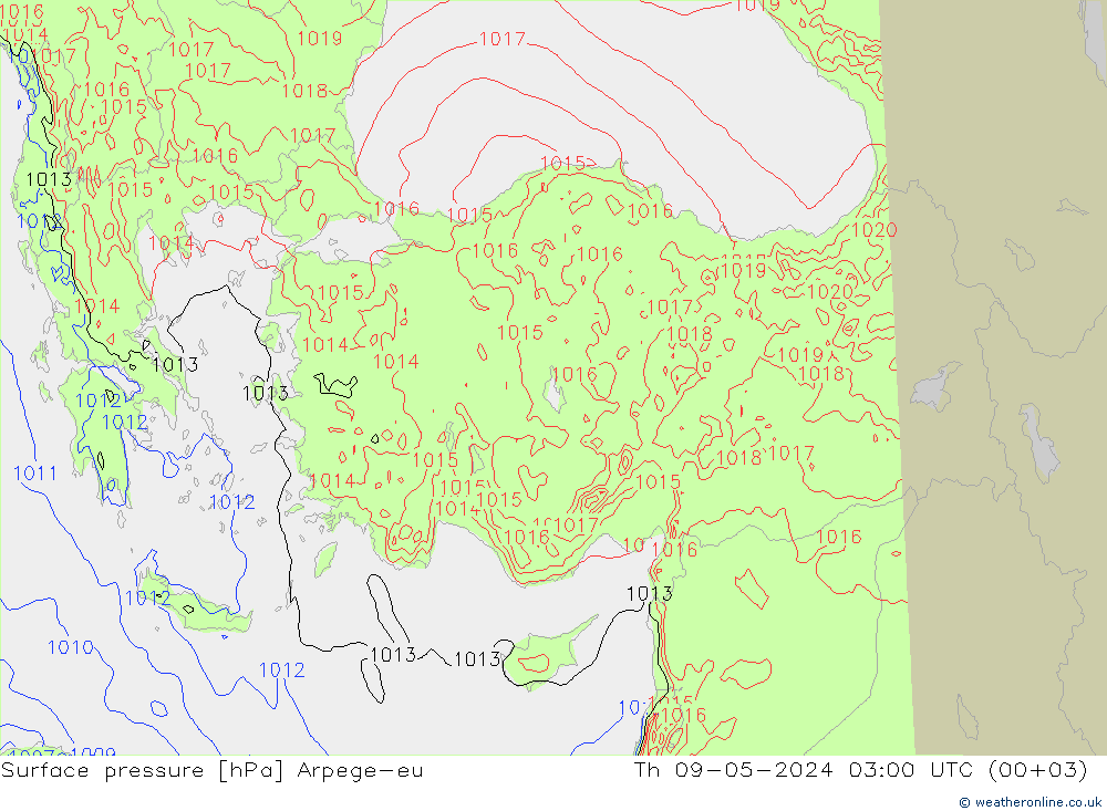      Arpege-eu  09.05.2024 03 UTC