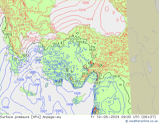      Arpege-eu  10.05.2024 09 UTC