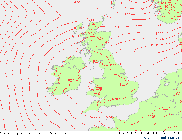      Arpege-eu  09.05.2024 09 UTC