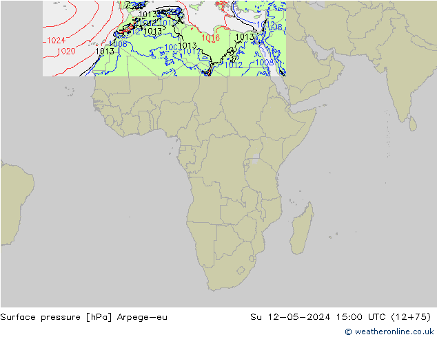 ciśnienie Arpege-eu nie. 12.05.2024 15 UTC