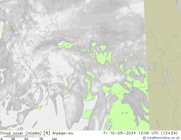 Nubi medie Arpege-eu ven 10.05.2024 12 UTC