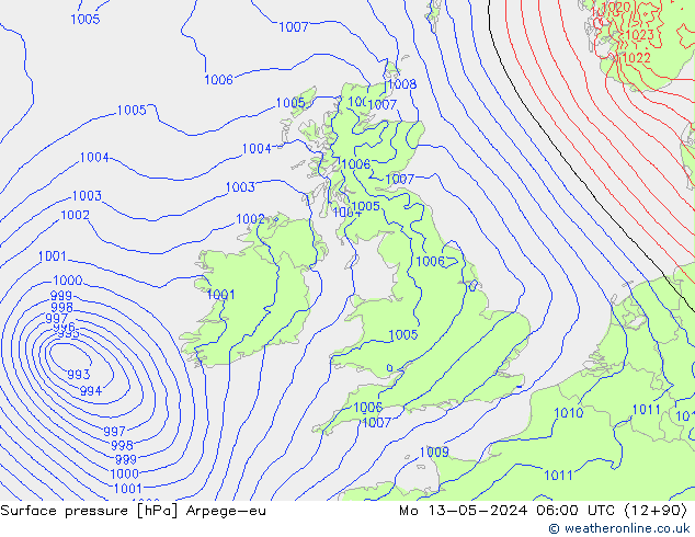      Arpege-eu  13.05.2024 06 UTC