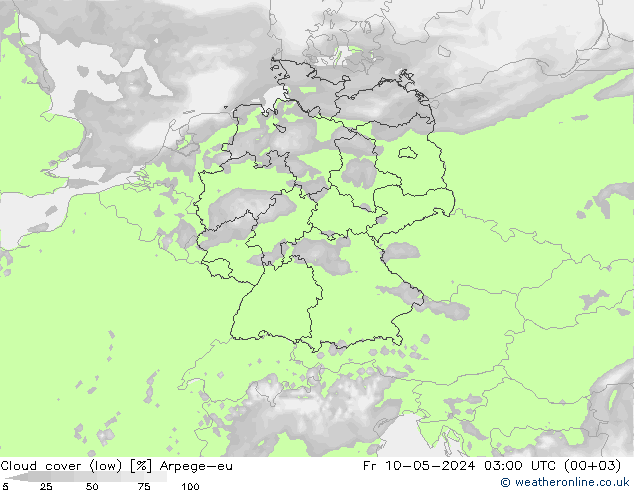 Nubes bajas Arpege-eu vie 10.05.2024 03 UTC