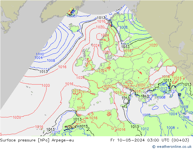 pression de l'air Arpege-eu ven 10.05.2024 03 UTC