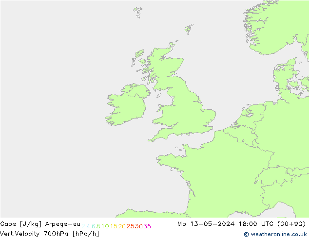 Cape Arpege-eu Mo 13.05.2024 18 UTC