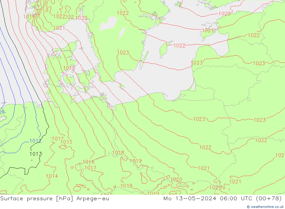      Arpege-eu  13.05.2024 06 UTC