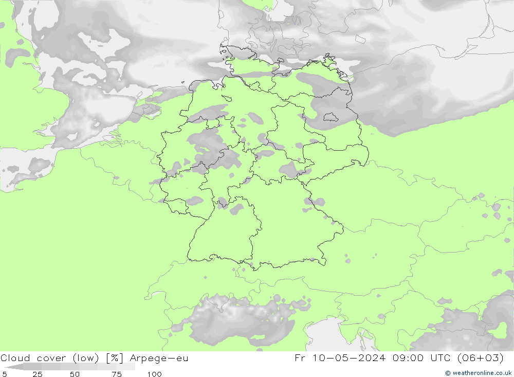 Nubes bajas Arpege-eu vie 10.05.2024 09 UTC