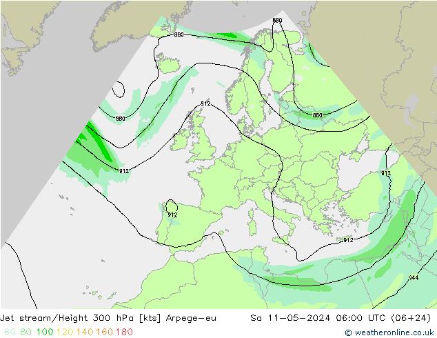 Polarjet Arpege-eu Sa 11.05.2024 06 UTC