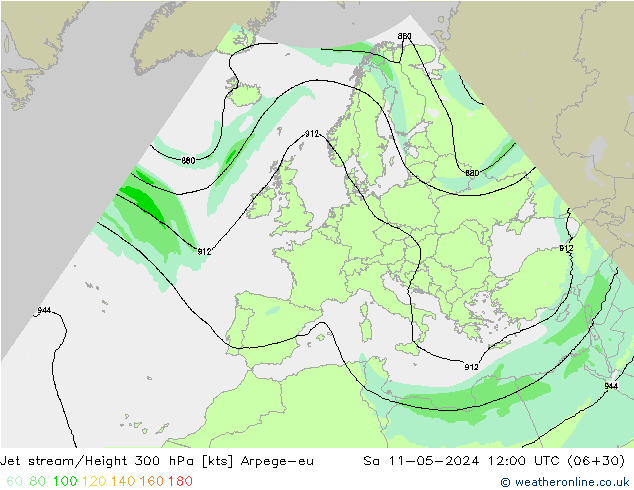 Polarjet Arpege-eu Sa 11.05.2024 12 UTC