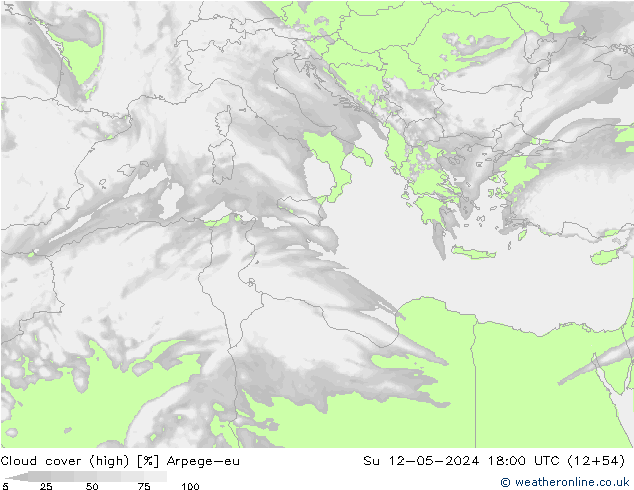 облака (средний) Arpege-eu Вс 12.05.2024 18 UTC