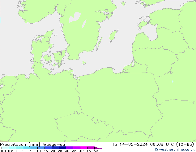 Yağış Arpege-eu Sa 14.05.2024 09 UTC