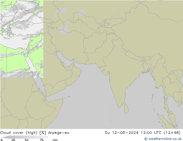 Bewolking (Hoog) Arpege-eu zo 12.05.2024 12 UTC