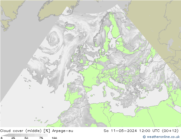 Nubi medie Arpege-eu sab 11.05.2024 12 UTC