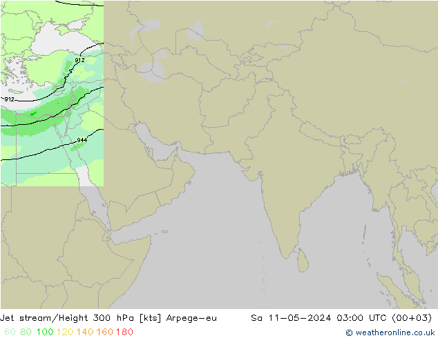 高速氣流 Arpege-eu 星期六 11.05.2024 03 UTC