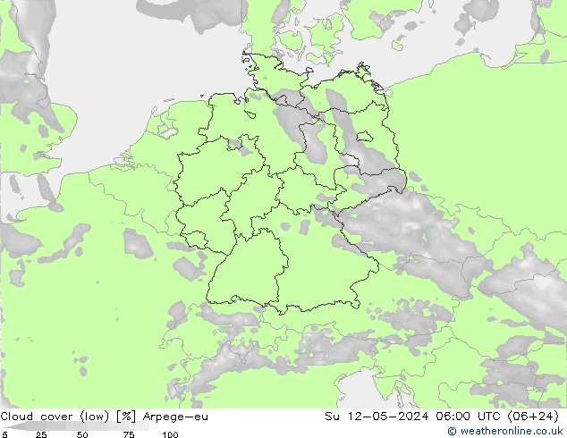 云 (低) Arpege-eu 星期日 12.05.2024 06 UTC