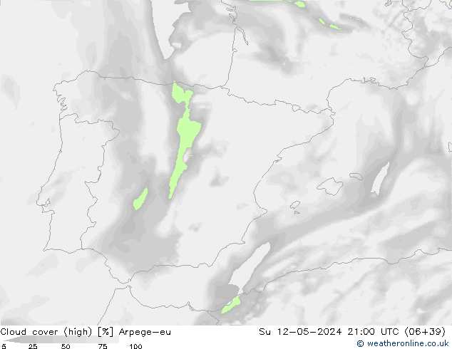 Nubes altas Arpege-eu dom 12.05.2024 21 UTC