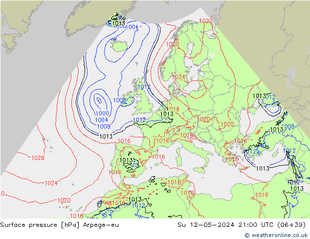 ciśnienie Arpege-eu nie. 12.05.2024 21 UTC