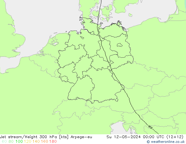高速氣流 Arpege-eu 星期日 12.05.2024 00 UTC