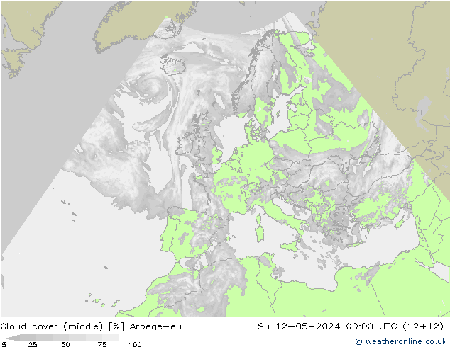 Bewolking (Middelb.) Arpege-eu zo 12.05.2024 00 UTC