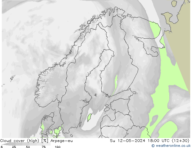 Bewolking (Hoog) Arpege-eu zo 12.05.2024 18 UTC